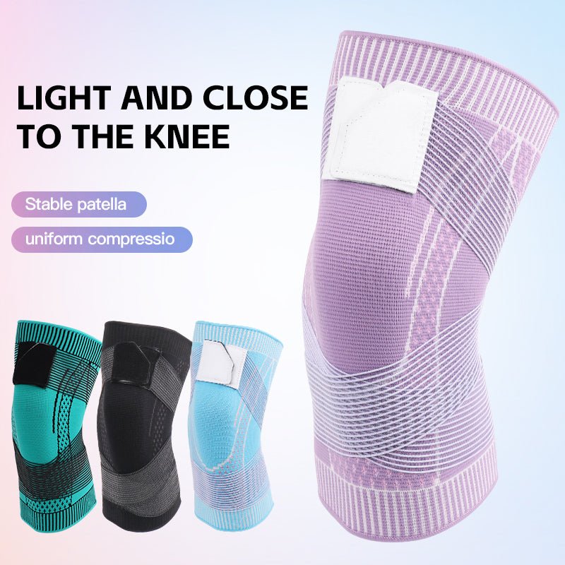 זוג תומכי ברך עם רצועות תמיכה | Compression Knee Brace | אוזו - שופ